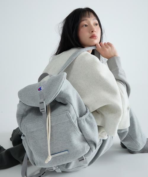 챔피온 x 로우로우 스트링 럭색 미니 백팩 Grey