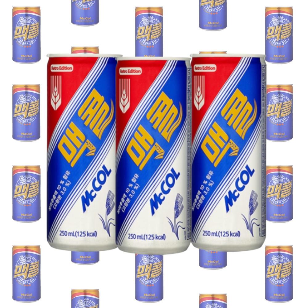 일화 맥콜 250ml 30캔 60캔 90캔 대용량