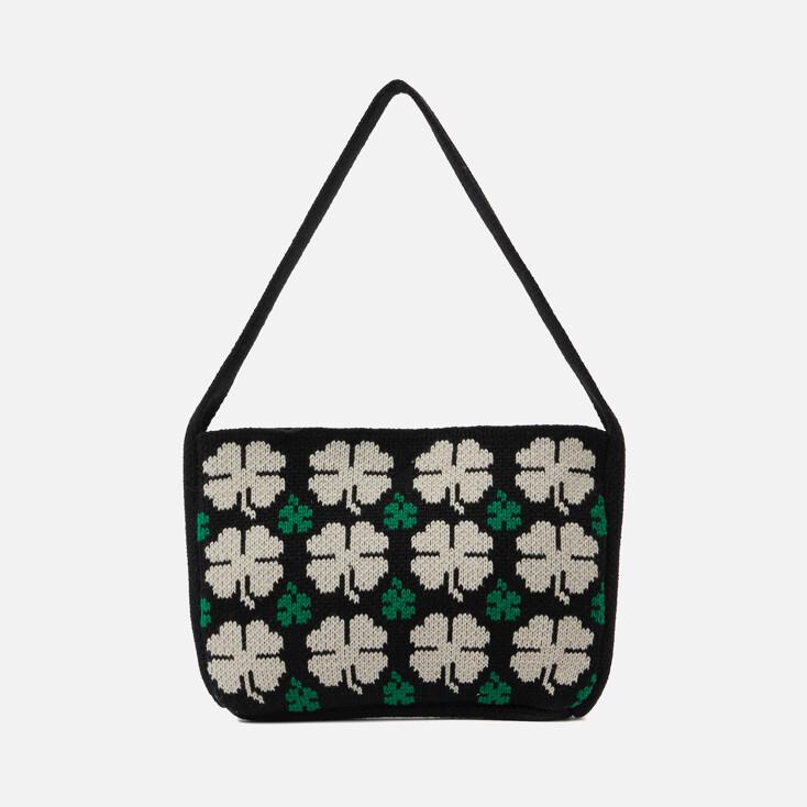[1차리오더]Lucky Clover Knit Mini Bag
