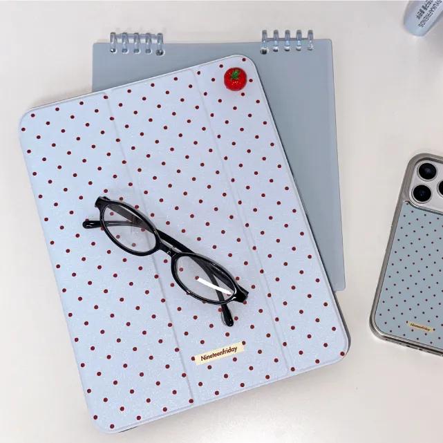 [1+1 Cover Event] 3D Tomato Dot 아이패드 케이스 펜슬 수납 커버 분리형