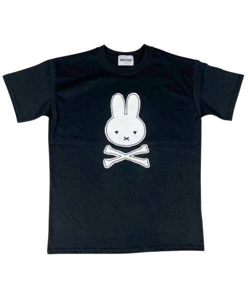 Bunny Skull Applique T-shirt ((Black))