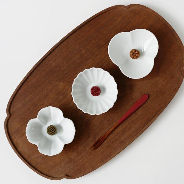 [무자기] 꽃종지, 미니찬기 3style (무광, 유광)