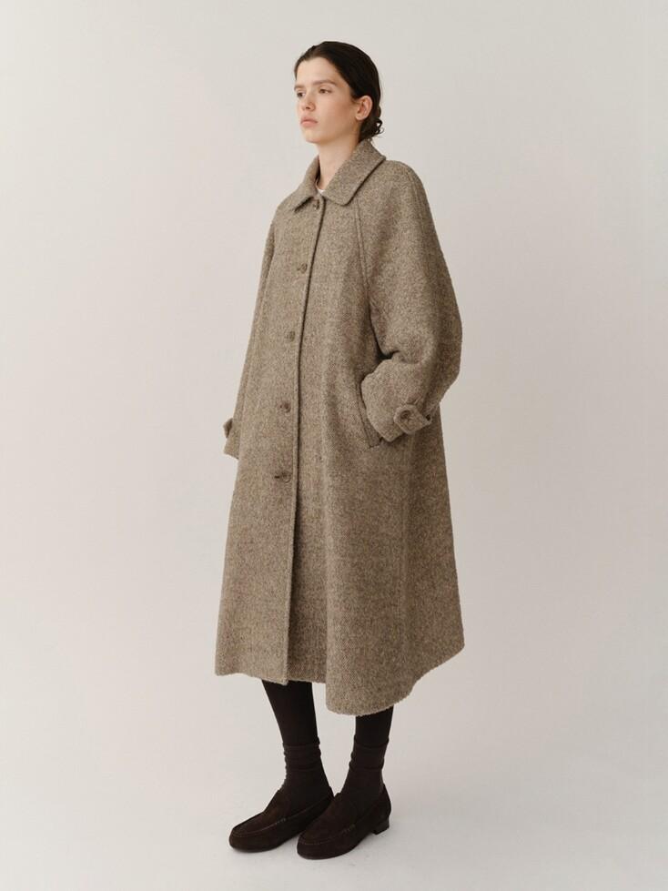 Celeste Alpaca Coat Fawn