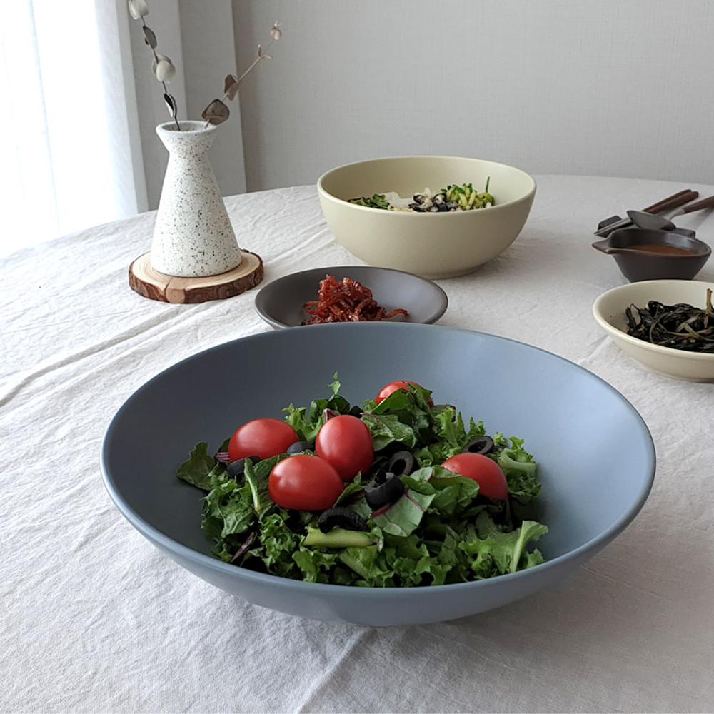 정담 샐러드볼 파스타 플레이팅접시 4color