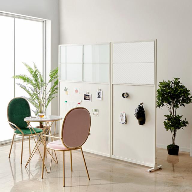 공간분리 철제 파티션 셀프 가벽 설치 인테리어 타공 이동식 칸막이 사무실 원룸 미즌하임