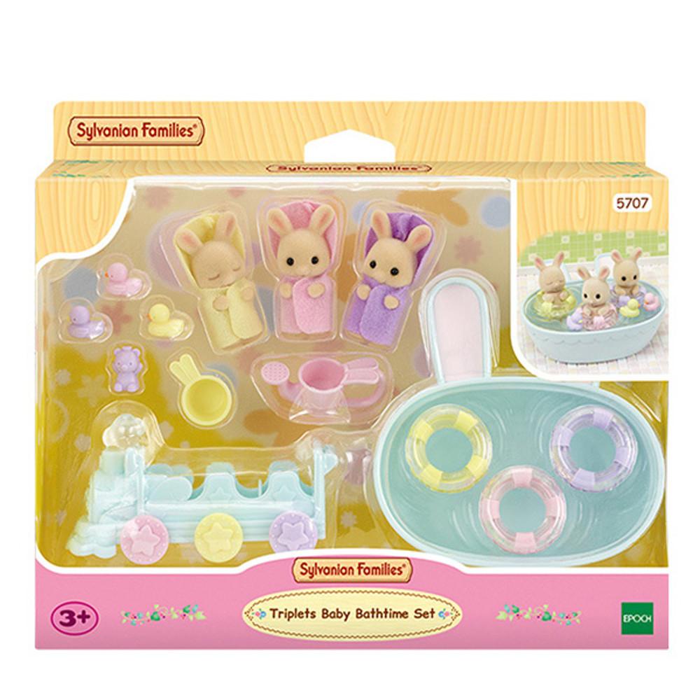 5707-밀크토끼 세쌍둥이의 목욕놀이 세트