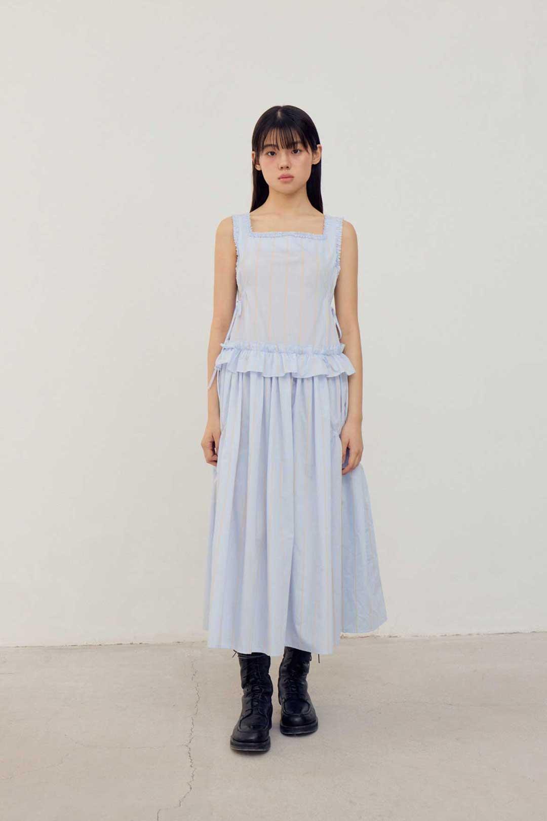flétta 93_Frill Sleeveless Dress (2 Colors)