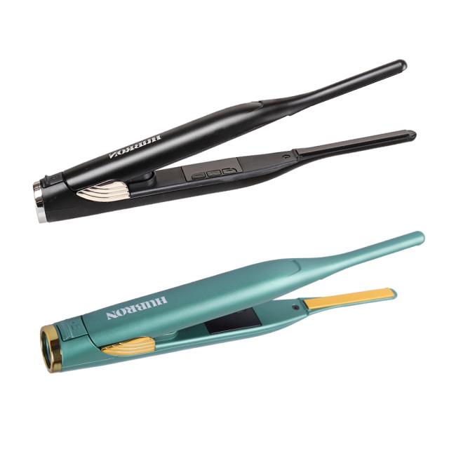 휴브론 뿌리볼륨고데기 짧은 웨이브 앞머리 슬림얇은 전문가용 미용실뽕 정수리고대기