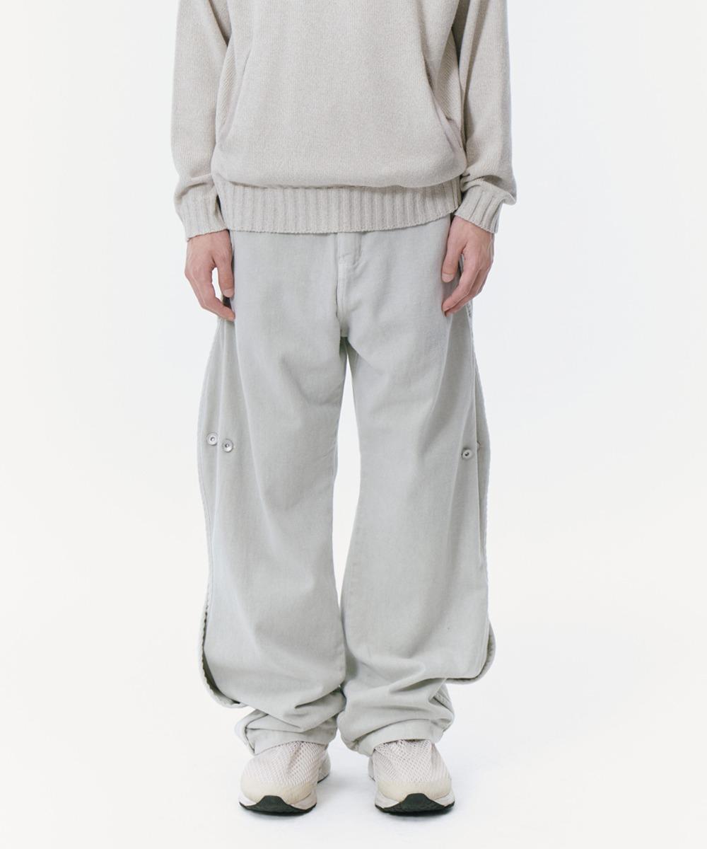 COTTON WAVE PANTS GREY