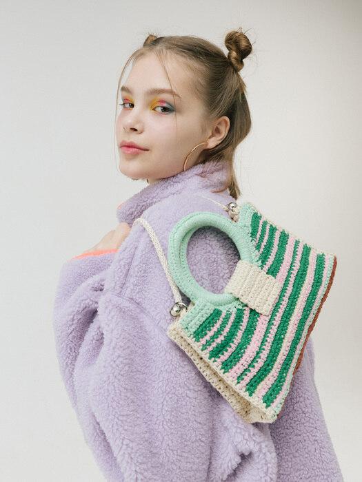 멀티리사 카루 여성 미니 니팅백