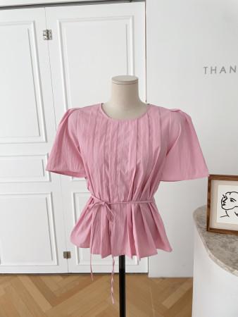 이런 상품 어때요? [무배]카미앤 바스락 핀턱 스트랩 블라우스(4color)K-3