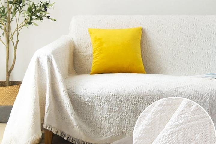 로맨틱 감성 쇼파덮개 소파 커버 담요 차박 이불 5size 2colors