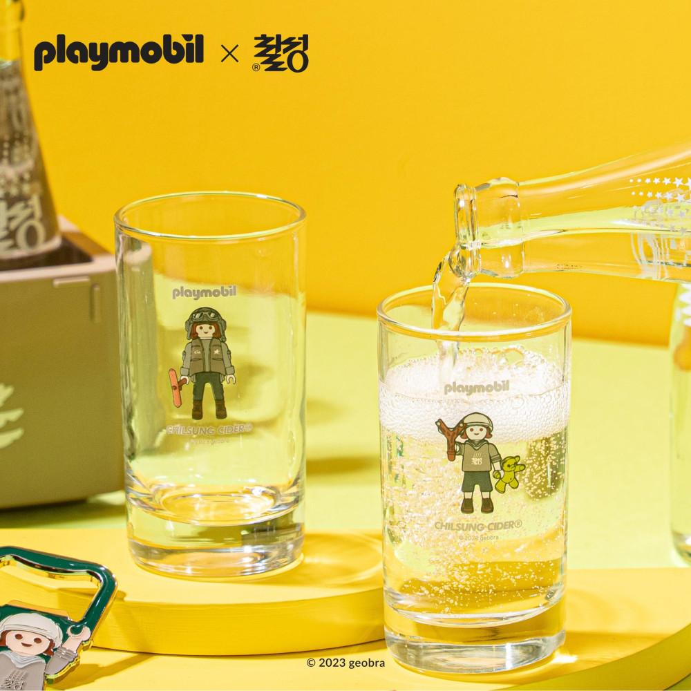 [직영] 플레이모빌칠성 유리컵