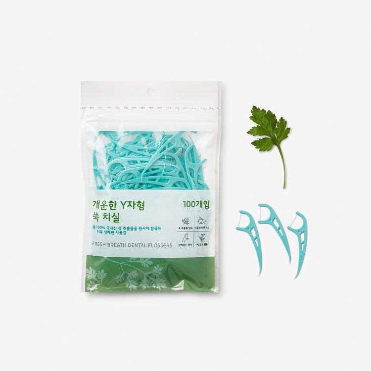 개운한 Y자형 쑥치실_100개입