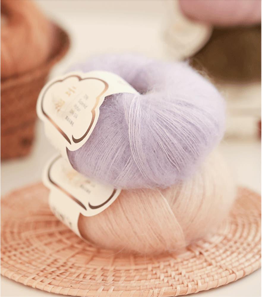 [운우]실크 모헤어 Silk Mohair  모헤어 뜨개실 수입실 실크 & 모헤어 20g뜨개하오샵