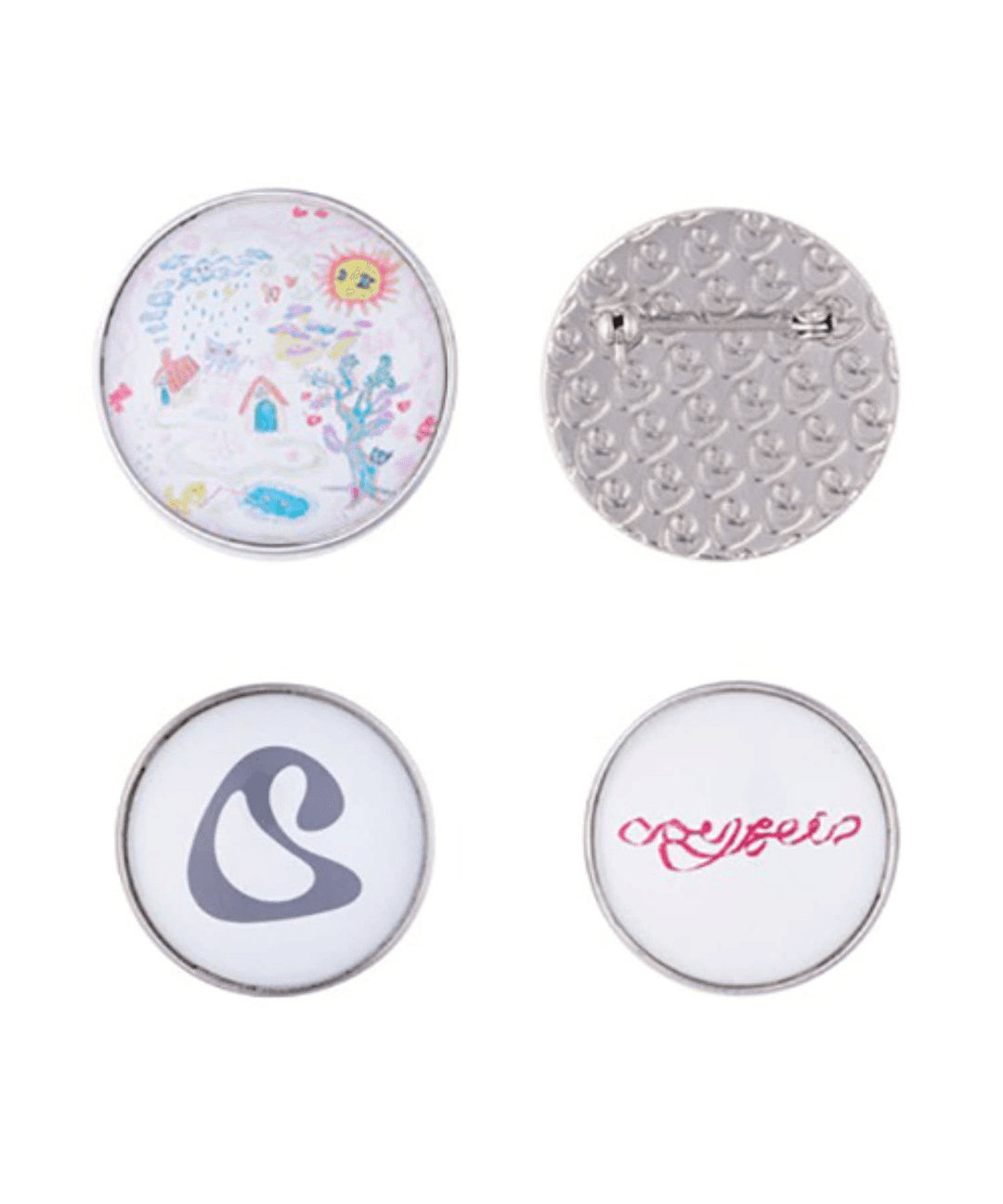BADGE SET MULTI COLOR