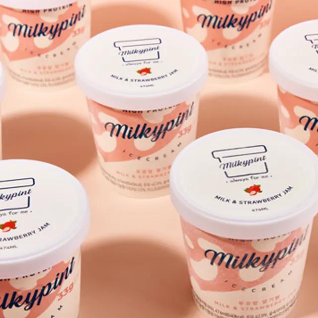 우유랑 딸기쨈 474ml 2개입