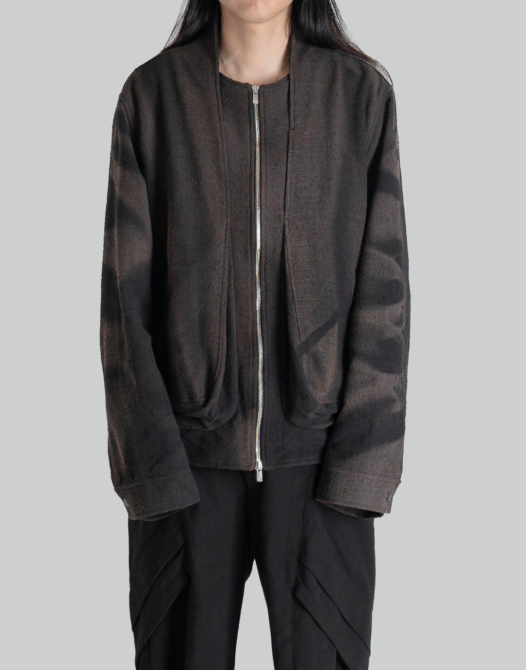 SUN-BLEACHED SHAWL COLLAR JACKET - L