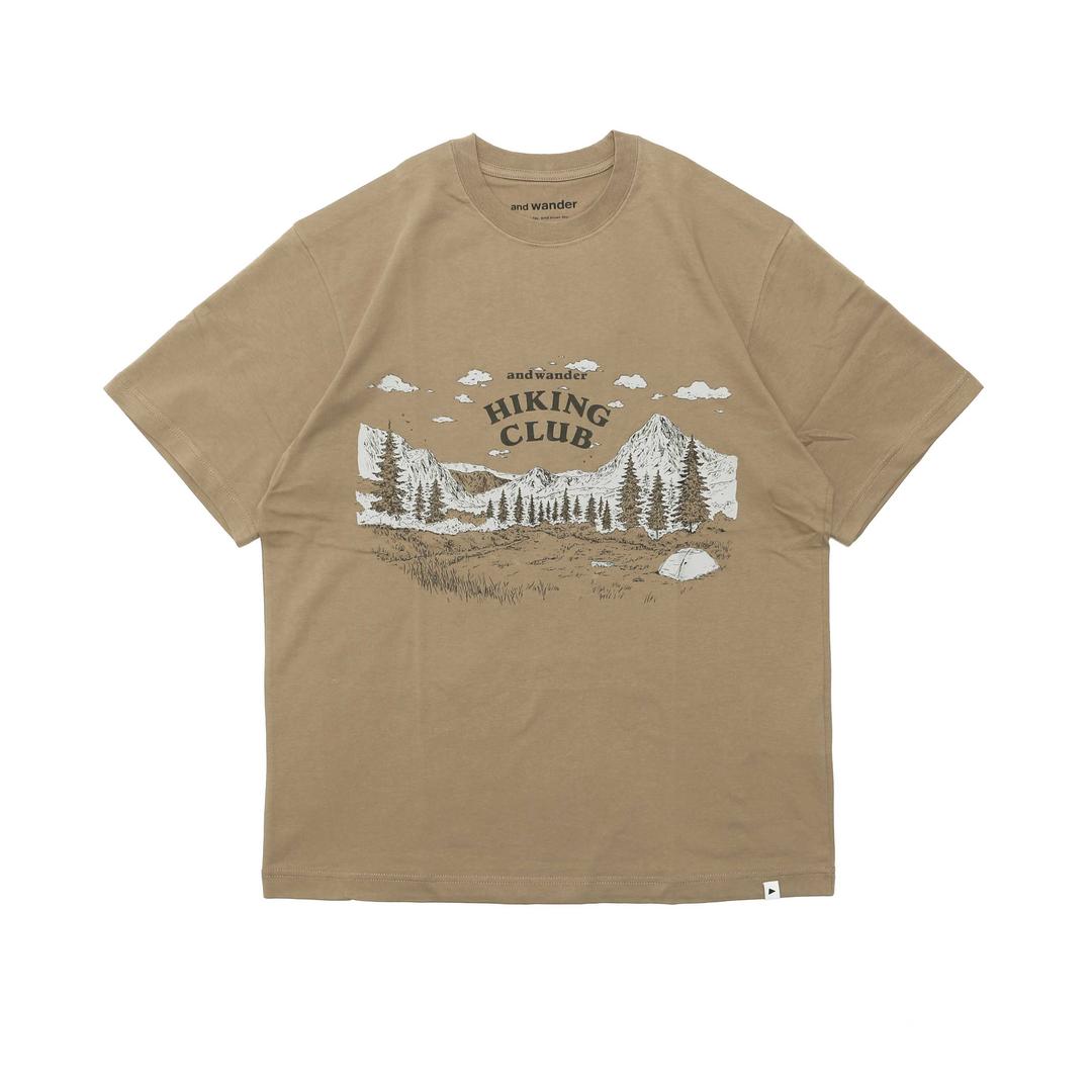 HIKING CLUB S/S TEE - BEIGE