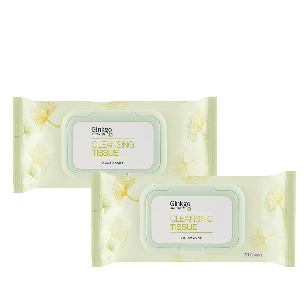 참존 징코 내츄럴 클렌징 티슈 70매 1+1