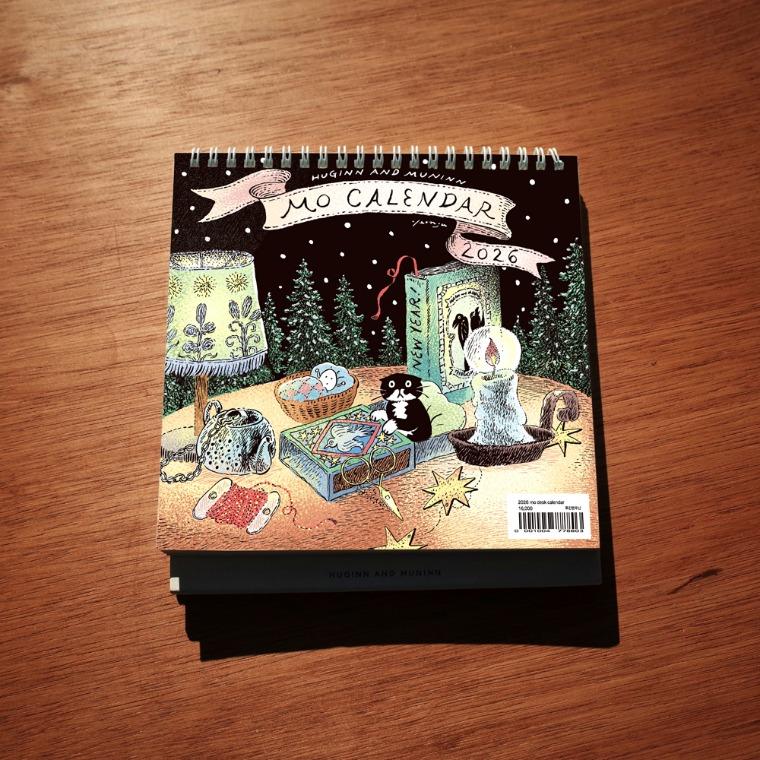 후긴앤무닌 2026 탁상 캘린더 (모대리)