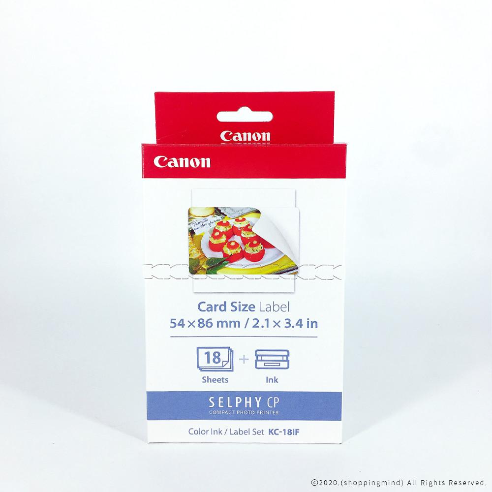 KC18IF 캐논 셀피 포토프린터 용지 CP1500 CP1300 CP1200 카드사이즈 KC-18IF
