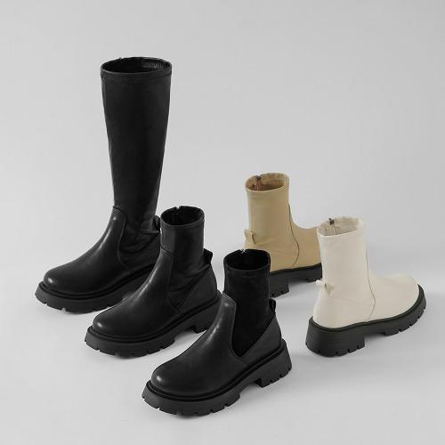 착한구두 엑시트 스판 롱&앵클부츠 더착한