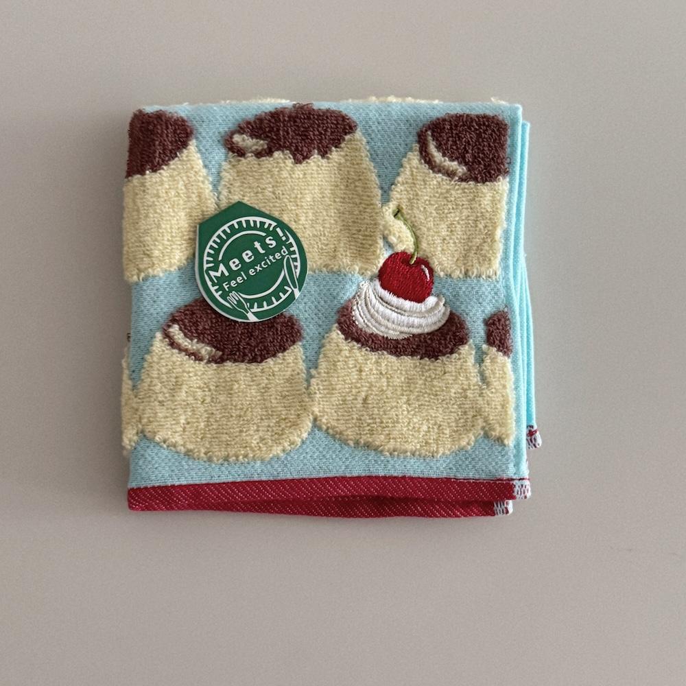 디저트 푸딩 핸드타올