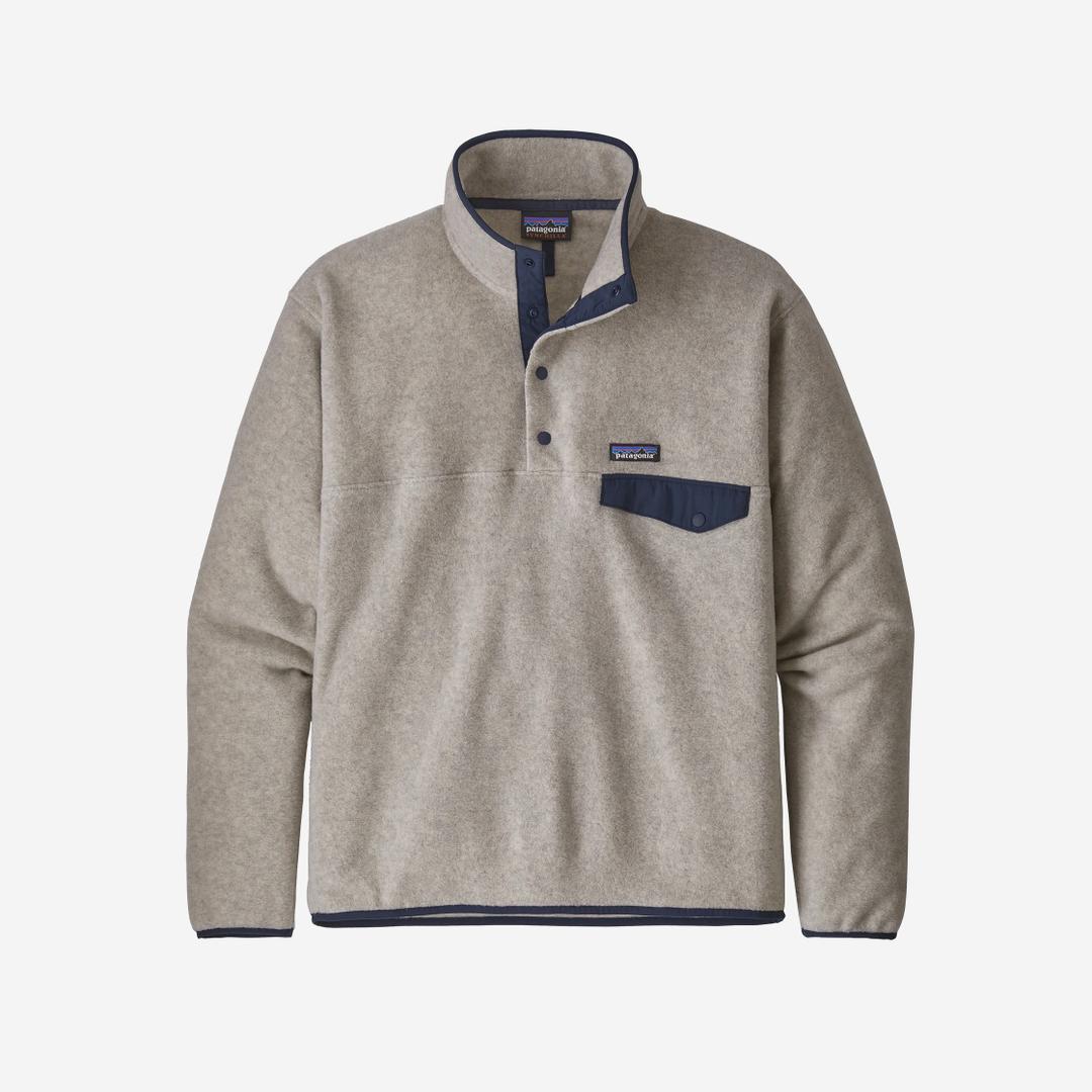 Patagonia Lightweight Synchilla Snap-T Fleece Pullover Oatmeal Heather