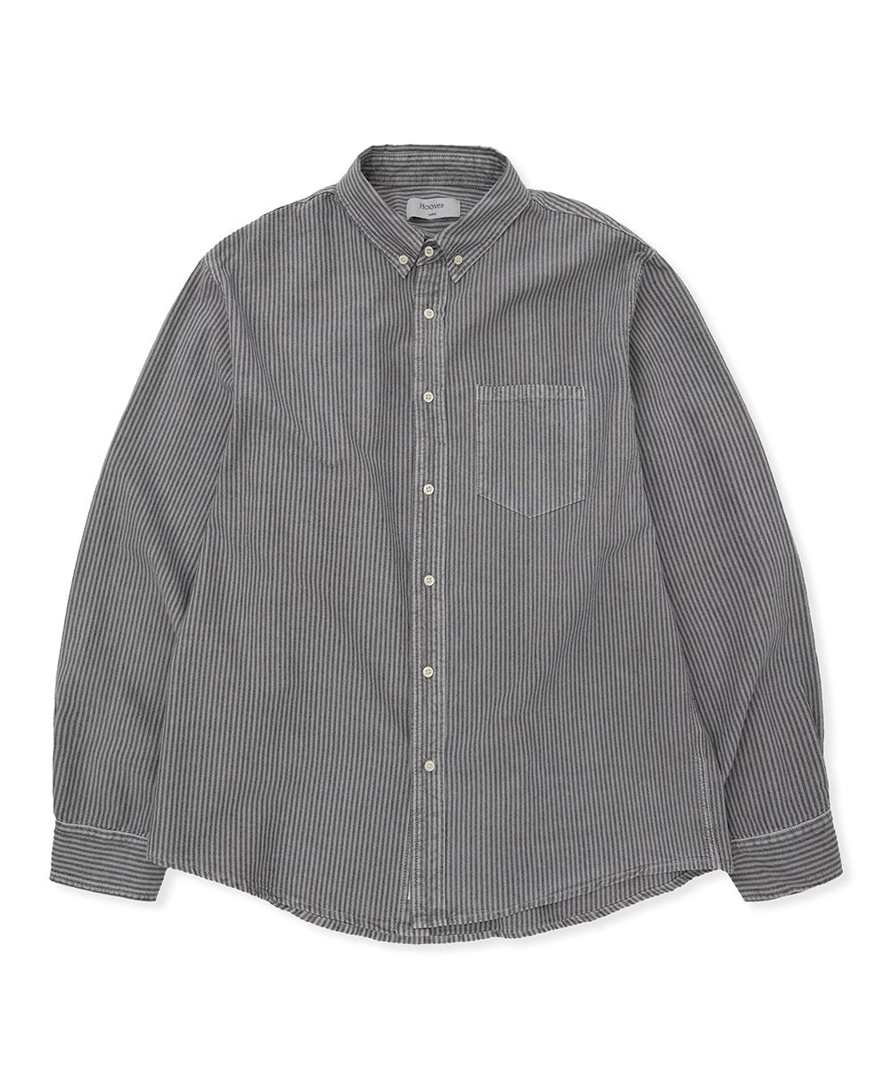 Garments Washed Stripe Shirts [Charchol]