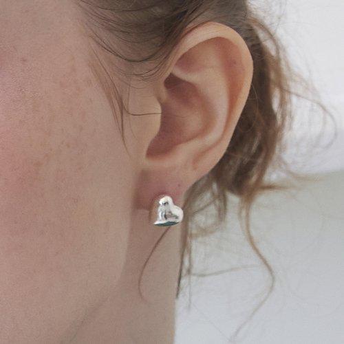 스틸 인스턴트(STILL INSTANT)  Heart Greenery - Earring 02 - 후기 | 무신사