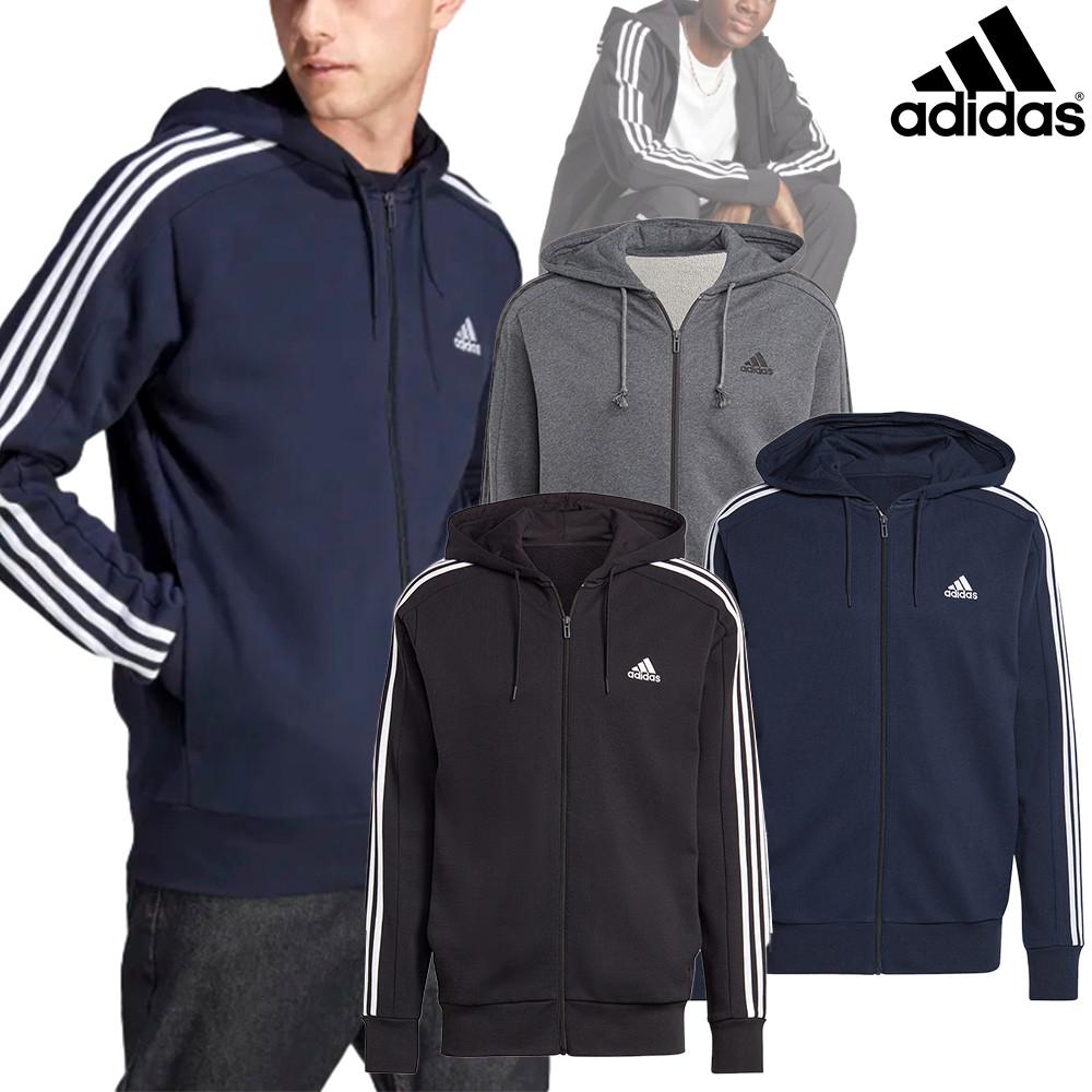 아디다스 삼선 후드집업 후드티 점퍼 기본 티셔츠 (3S ESS FULL-ZIP)