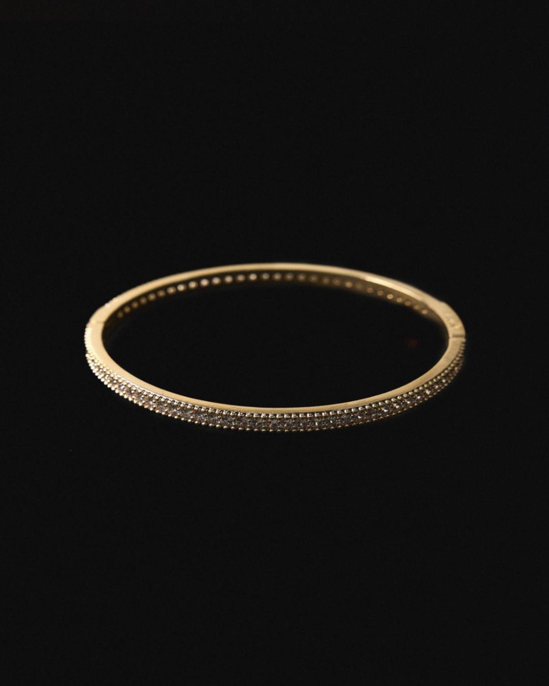 Laffini dia bangle bracelet Gold