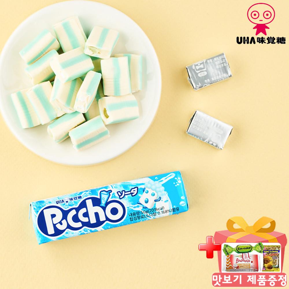 UHA 푸쵸 스틱캔디 소다 50g 일본 수입사탕 17종 [맛보기제공] [원산지:일본]