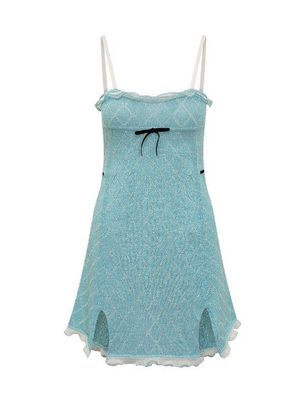 BORA 보우 디테일 슬리브리스 원피스