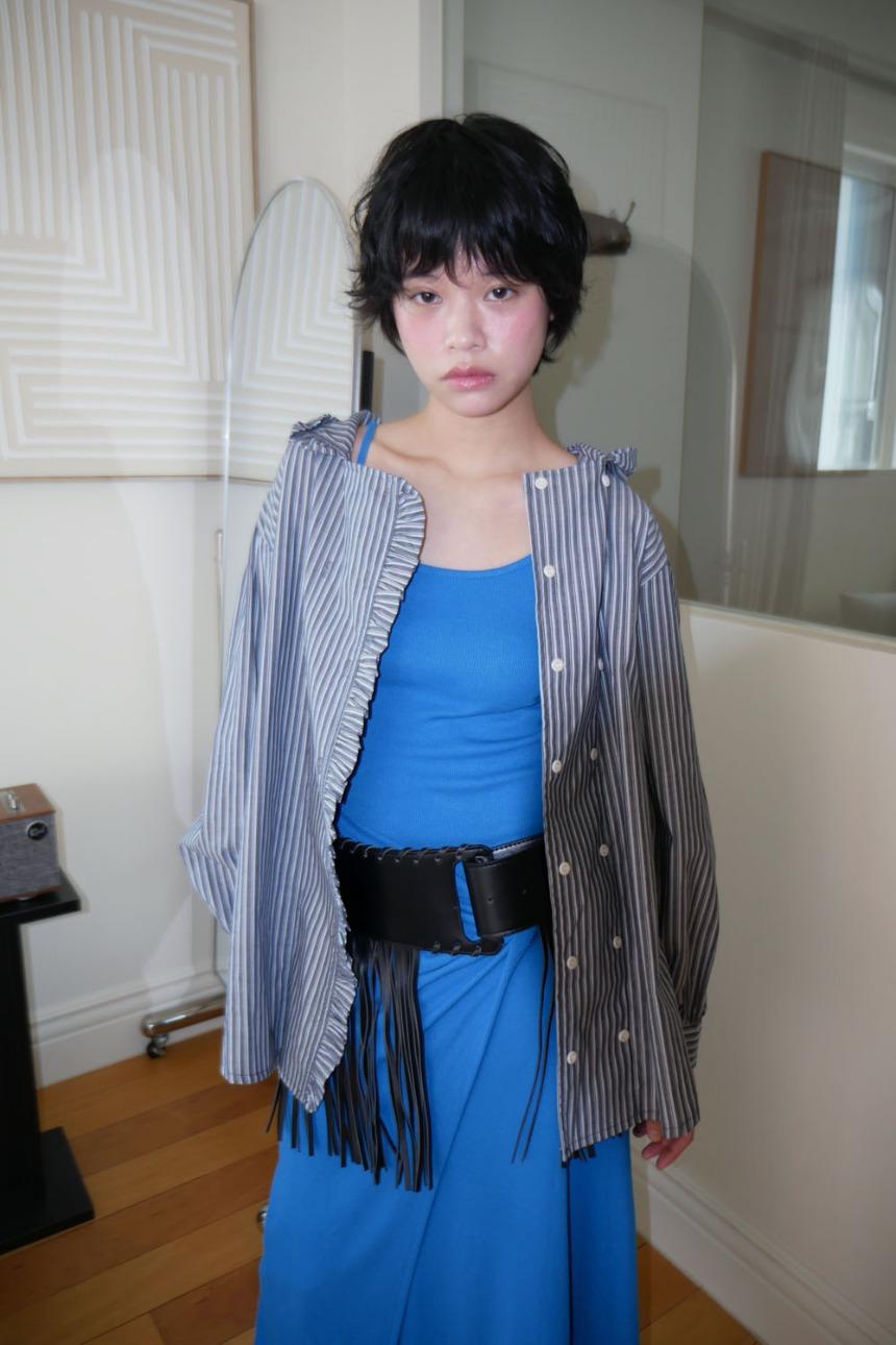 marin stripe shirt jacket (2color)