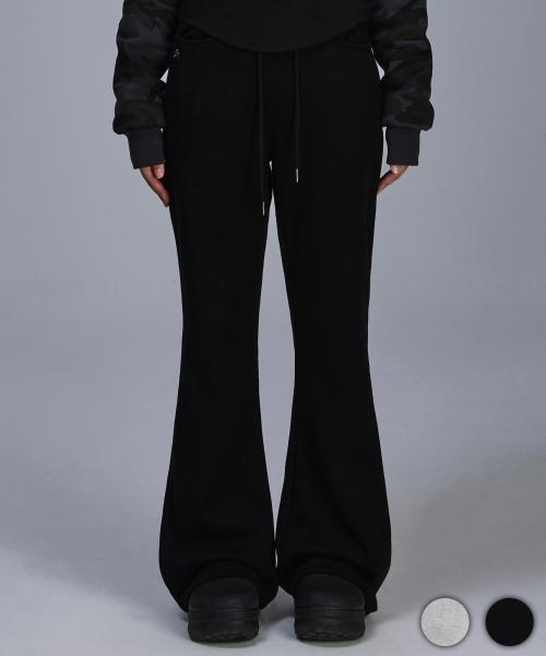 [기모원단추가] 부츠컷 로고 트레이닝 팬츠[2colors]