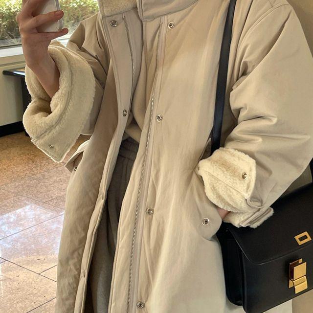 (-10%)(28일 입고 예정)덤블 양털 야상(Light Beige)