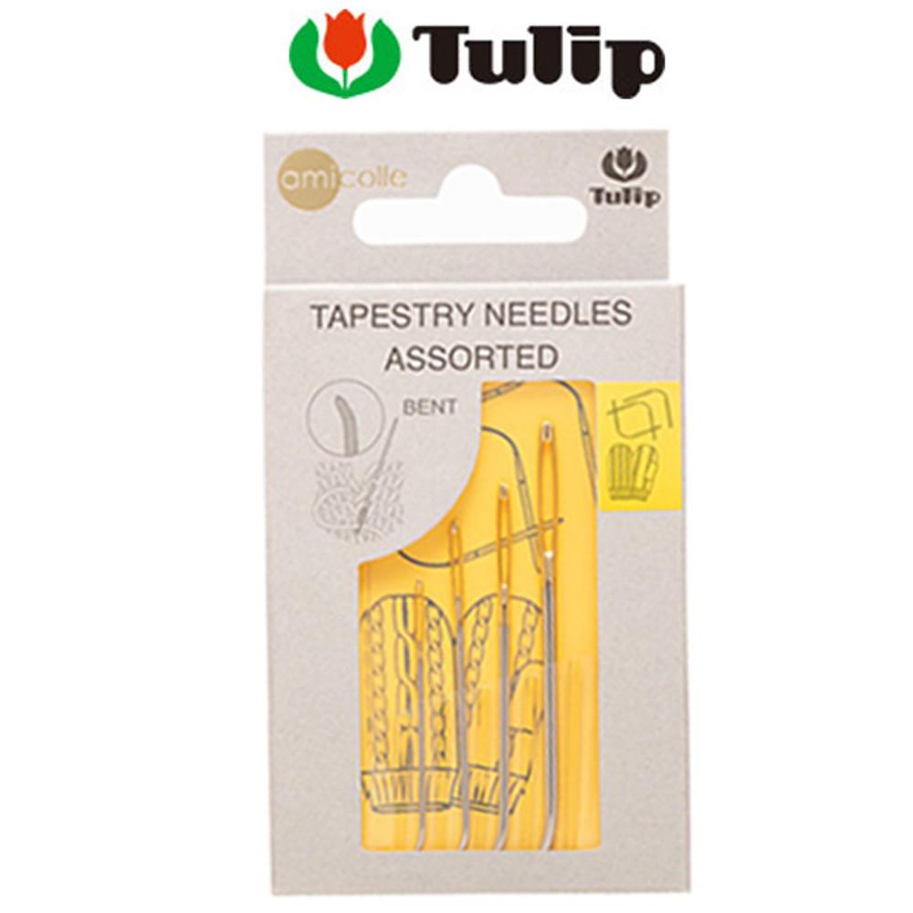 AC-065e) 튤립 아미꼴레 돗바늘 세트 자석케이스