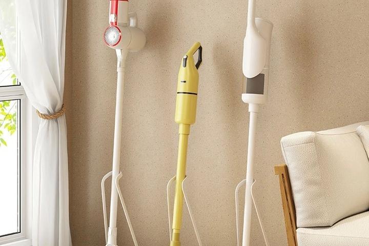 무선 청소기 스틸 스탠드 거치대 다이슨 차이슨 샤오미 호환 슬림 보관 홀더 2color