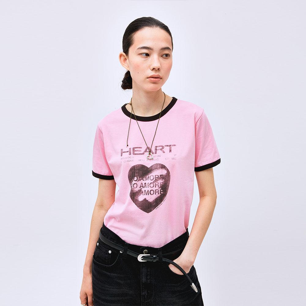 archive print t-shirt 006 heart