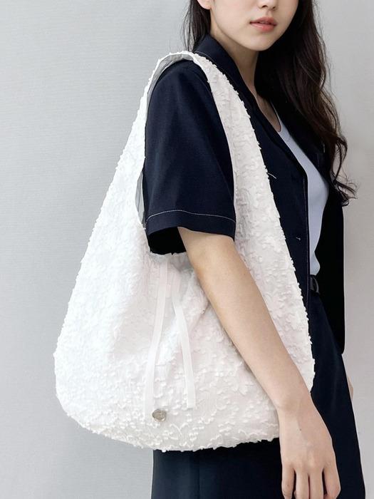 Peony flower shoulder hobo bag _2colors