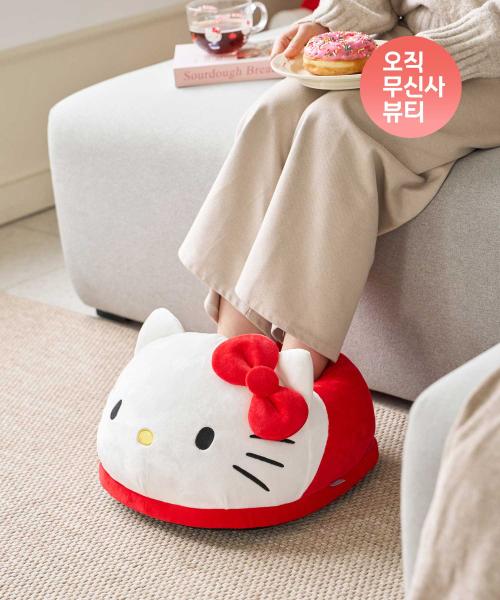 산리오 헬로키티 풋워머 USB 온열 발난로 찜질기