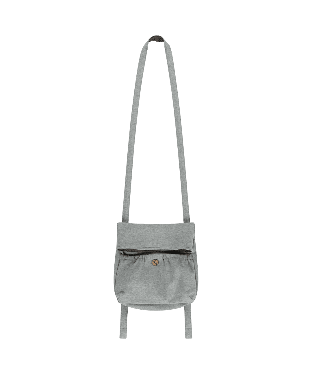 FOLDING SWEAT CROSS BAG MELANGE GREY