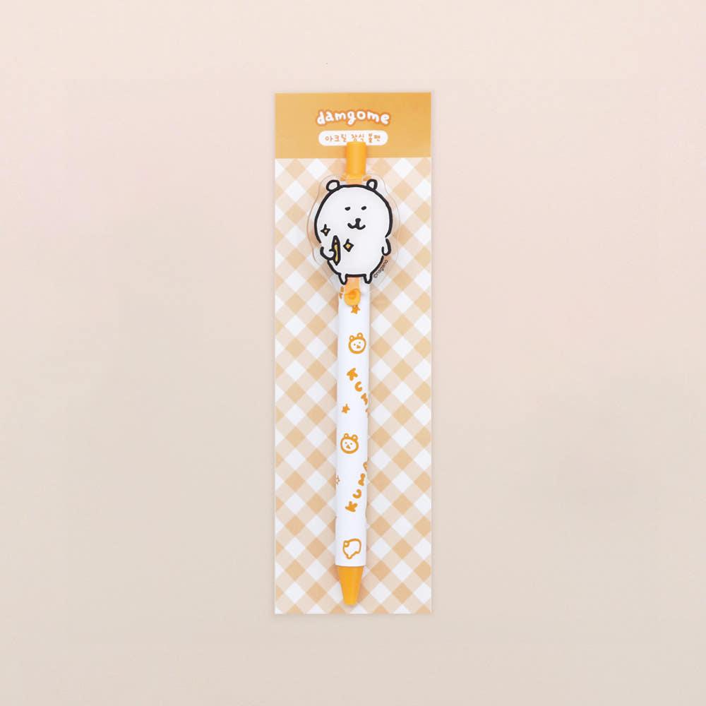 [담곰이] 농담곰 아크릴 볼펜 필기