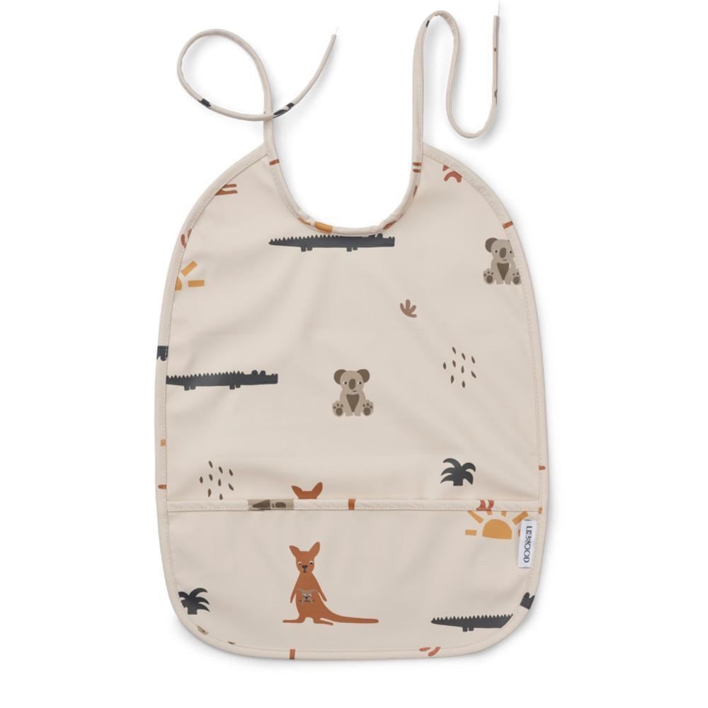 Liewood 리우드 이유식 턱받이 Aussie 베이지