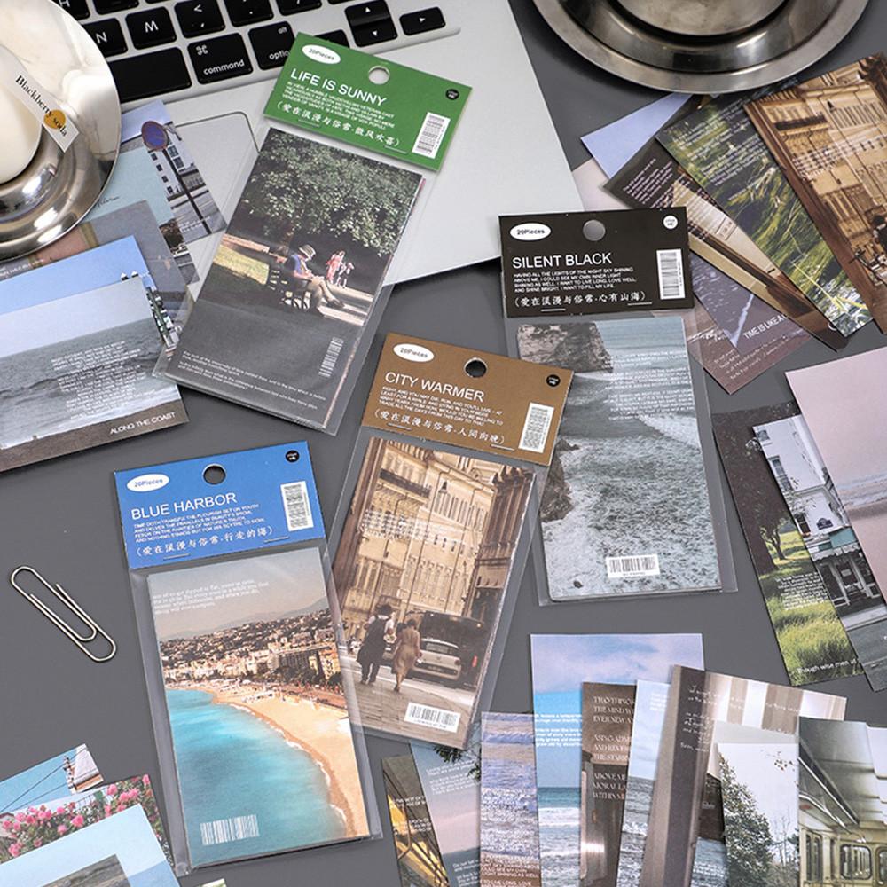 인스타 감성 실사 배경지 다꾸 종이 페이퍼 4종