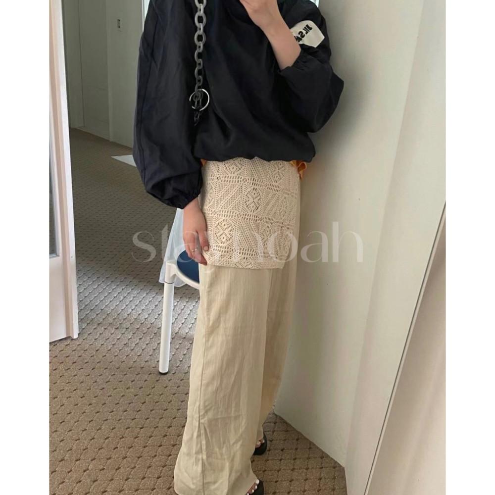 Basket 바스켓 크로쉐 랩 스커트 미니 레이어드 비치웨어 커버업 sk (2c)