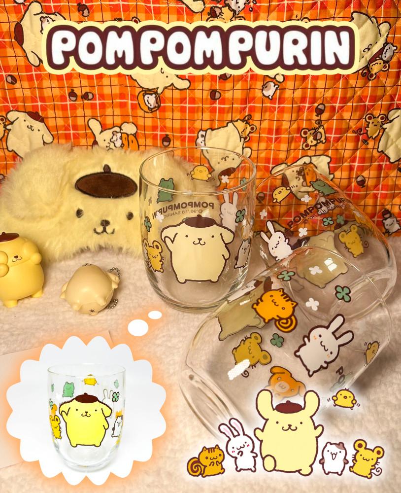 [SANRIO] 2018's 산리오 폼폼푸린과 친구들 글라스 잔 유리컵
