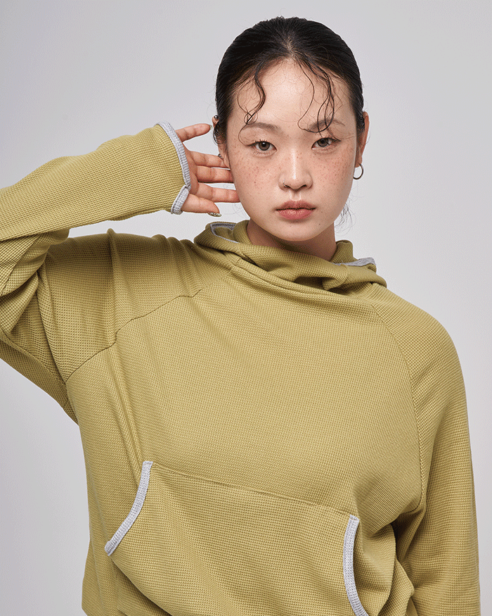 페스토 러니 와플 워머 후드 T